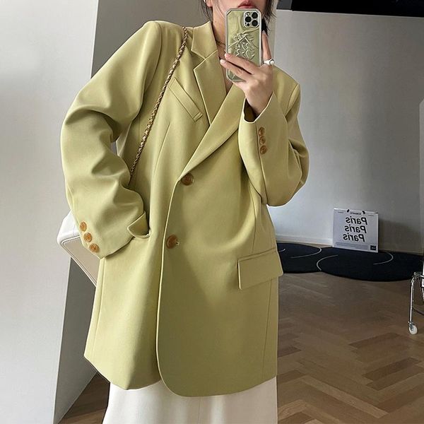 women's suits & blazers unireal 2022 autumn streetwear women suit jackets casual loose outwear coats stylish office lady chic oversized, White;black
women's suits & blazers unireal 2022 autumn streetwear women suit jackets casual loose outwear coats stylish office lady chic oversized, White;black