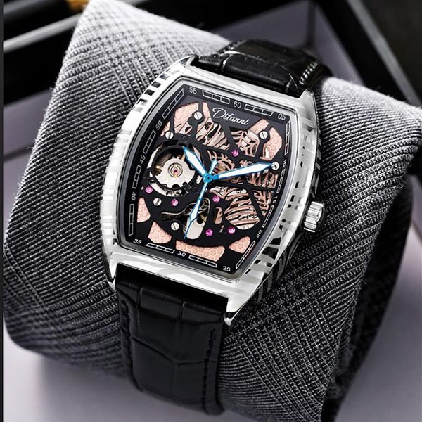 wristwatches difanni automatic mechanical watches men's watch tonneau sports clocks 2022 male business waterproof luminous wristwatchwr, Slivery;brown
wristwatches difanni automatic mechanical watches men's watch tonneau sports clocks 2022 male business waterproof luminous wristwatchwr, Slivery;brown