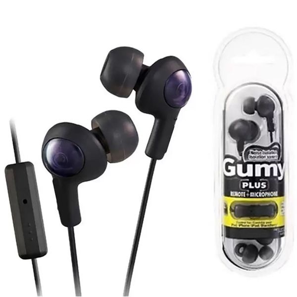 

gumy ha fr6 gummy earphones headphone earbuds 3.5mm mini in-earphone ha-fr6 plus with mic and remote control for smart android phone with pa