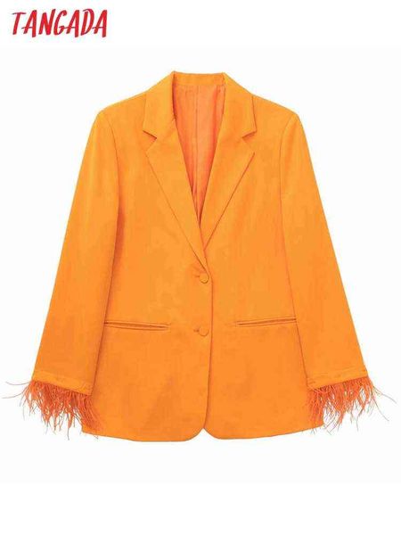 suit tangada women fashion feathers long sleeve satin blazer jacket vintage poc, White;black
suit tangada women fashion feathers long sleeve satin blazer jacket vintage poc, White;black