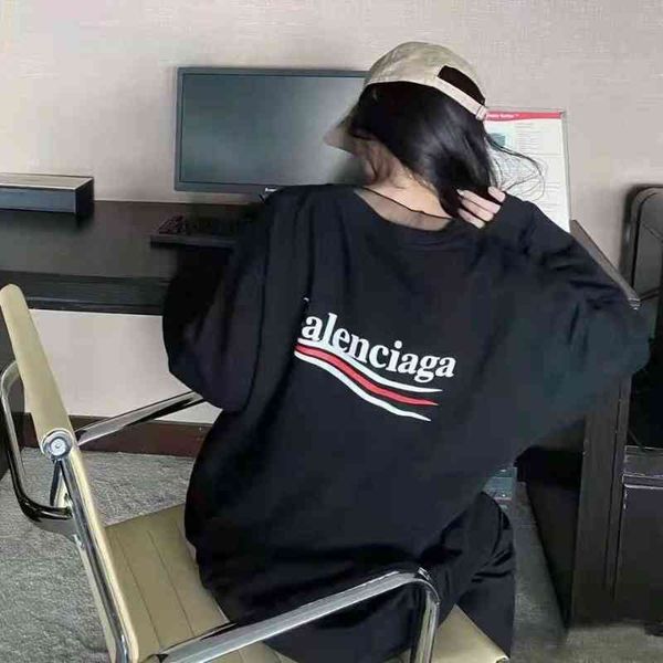 2022 designer bal hoodies and coats 21 autumn balischia cola wave letter printed round neck sweater loose pure cotton men's women', Black
2022 designer bal hoodies and coats 21 autumn balischia cola wave letter printed round neck sweater loose pure cotton men's women', Black