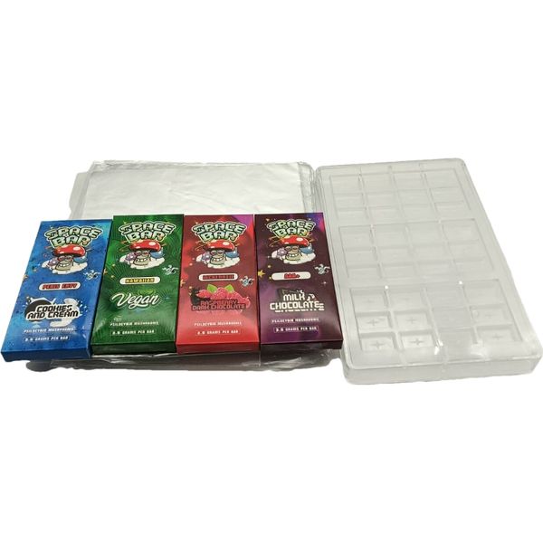 space bar chocolate compatible mold mushroom bar box packing food grade chocolates shrooms packaging boxes
space bar chocolate compatible mold mushroom bar box packing food grade chocolates shrooms packaging boxes
