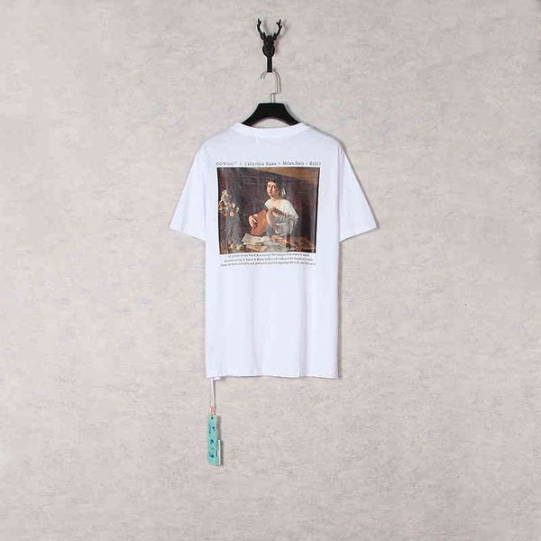 men's t-shirts spring and summer off guzheng women's oil painting series round neck pullover short sleeve for men women, White;black
men's t-shirts spring and summer off guzheng women's oil painting series round neck pullover short sleeve for men women, White;black