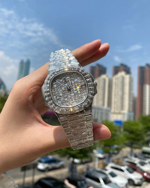 luxury mens watches 4130 movement watches for men 3255 montre de luxe watch mosang stone moissanite diamond watchs wristwatch mechanical aut, Slivery;brown
luxury mens watches 4130 movement watches for men 3255 montre de luxe watch mosang stone moissanite diamond watchs wristwatch mechanical aut, Slivery;brown