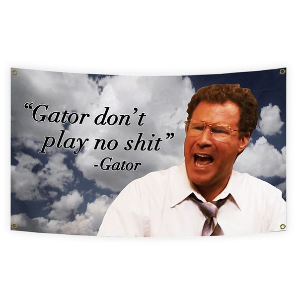gator dont play no shit flag 3x5 ft with brass grommets for college dorm frat man cave party decoration
gator dont play no shit flag 3x5 ft with brass grommets for college dorm frat man cave party decoration