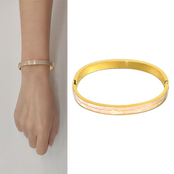 bracelet for women double natural white shell stainless steel fashion popular men charm luxury brand couple charm accessory gifts girl hands, Golden;silver
bracelet for women double natural white shell stainless steel fashion popular men charm luxury brand couple charm accessory gifts girl hands, Golden;silver