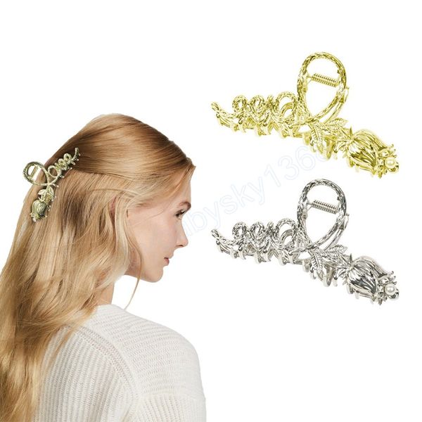 woman pearl rose flower hair claw metal silver hairpins barrettes ladies hair accessories hair clips hairgrip, Slivery;white
woman pearl rose flower hair claw metal silver hairpins barrettes ladies hair accessories hair clips hairgrip, Slivery;white