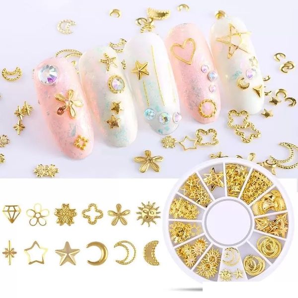 mixed style 3d gold metal rivets nail art round heart decoration nails sticker manicure nail diy, Silver;gold
mixed style 3d gold metal rivets nail art round heart decoration nails sticker manicure nail diy, Silver;gold