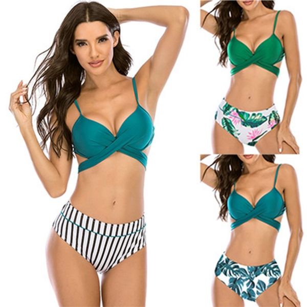 bikini swimwear women push up swimsuit high waist bikini set brazilian bandeau criss beach bathing suit female biquini 210305, White;black
bikini swimwear women push up swimsuit high waist bikini set brazilian bandeau criss beach bathing suit female biquini 210305, White;black