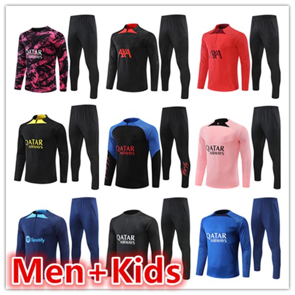 2223 tracksuit tracksuits football training suits kit chandal futbol mbappe benzema kids boys mens jacket tuta set sets soccer jersey jersey, Black
2223 tracksuit tracksuits football training suits kit chandal futbol mbappe benzema kids boys mens jacket tuta set sets soccer jersey jersey, Black