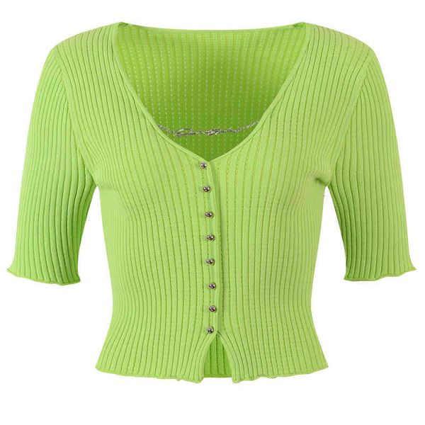 women's sweaters summer green v-neck metal letter temperament slim single breasted short sleeved knitted cardigan 4l, White;black
women's sweaters summer green v-neck metal letter temperament slim single breasted short sleeved knitted cardigan 4l, White;black