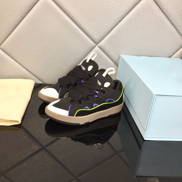 designer casual shoes for men and women napa calfskin rubber sole sports mesh woven lace logo special embossed leather lan vin running shoes, Black
designer casual shoes for men and women napa calfskin rubber sole sports mesh woven lace logo special embossed leather lan vin running shoes, Black