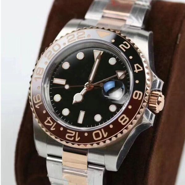 gmt watch roles luxury fashion ceramic bezel stainless steel strap cerachrom black brown bezel 40mm automatic rose gold men watches luxury w, Silver
gmt watch roles luxury fashion ceramic bezel stainless steel strap cerachrom black brown bezel 40mm automatic rose gold men watches luxury w, Silver