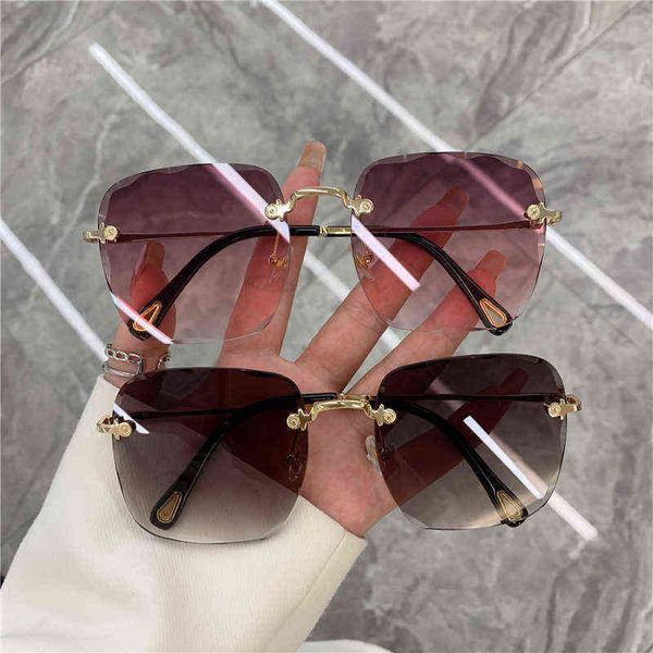 square frameless fashion sunglasses women luxury retro vintage clip design wholesale bulk shades sun glasses for women uv, White;black
square frameless fashion sunglasses women luxury retro vintage clip design wholesale bulk shades sun glasses for women uv, White;black
