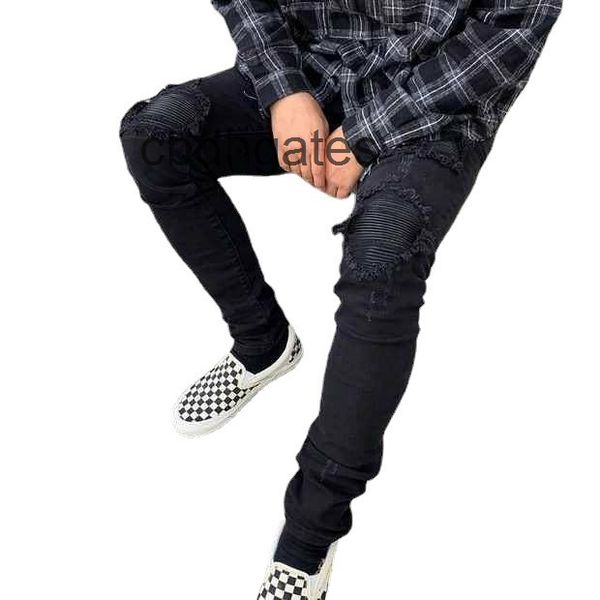 fashion jeans amirs mens jean designer 569 brand youth tooling black hole patch men's elastic slim fit small foot high street, Blue
fashion jeans amirs mens jean designer 569 brand youth tooling black hole patch men's elastic slim fit small foot high street, Blue