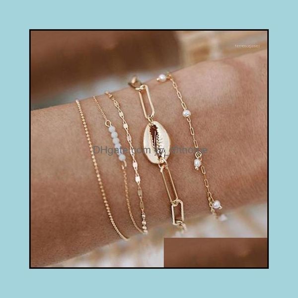 charm bracelets jewelry 5pcs bohemia gold shell natural stone set beads for women wrist chain jewelry1 drop delivery 2021 xtjzl, Golden;silver
charm bracelets jewelry 5pcs bohemia gold shell natural stone set beads for women wrist chain jewelry1 drop delivery 2021 xtjzl, Golden;silver
