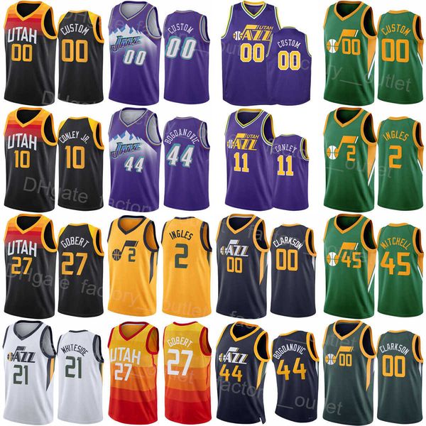 screen printed basketball rudy gobert jersey 27 donovan mitchell 45 mike conley 10 bojan bogdanovic 44 clarkson 00 joe ingles 2 danuel house, Black;red
screen printed basketball rudy gobert jersey 27 donovan mitchell 45 mike conley 10 bojan bogdanovic 44 clarkson 00 joe ingles 2 danuel house, Black;red