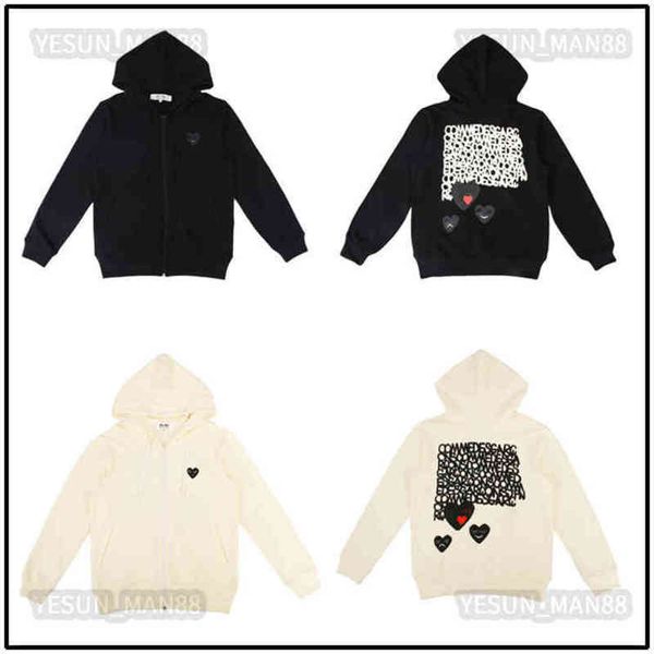designer luxury cdgs classic hoodie autumn winter fashion play love printing christmas mens and womens couples hooded sweater coat, Black
designer luxury cdgs classic hoodie autumn winter fashion play love printing christmas mens and womens couples hooded sweater coat, Black