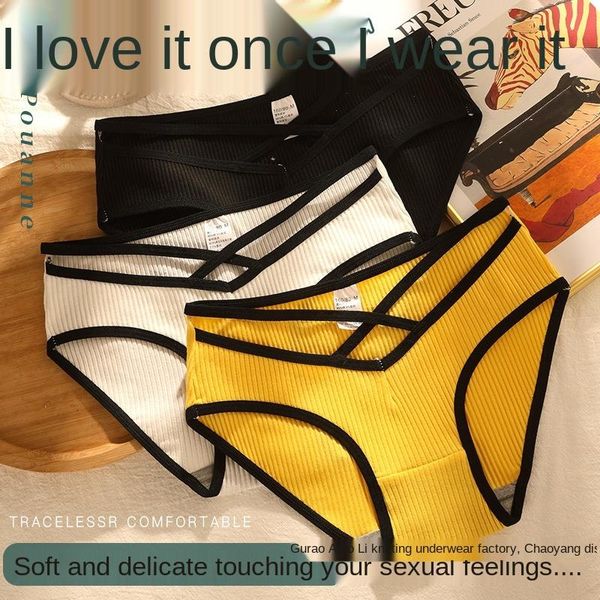 womens underwear solid color panties fashion girl comfort briefs low waist seamless underpants female lingerie, Black;pink
womens underwear solid color panties fashion girl comfort briefs low waist seamless underpants female lingerie, Black;pink