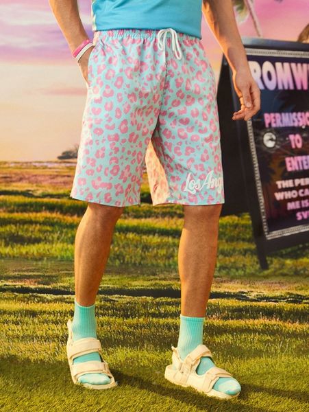 romwe guys letter leopard print shorts 83se#, White;black
romwe guys letter leopard print shorts 83se#, White;black