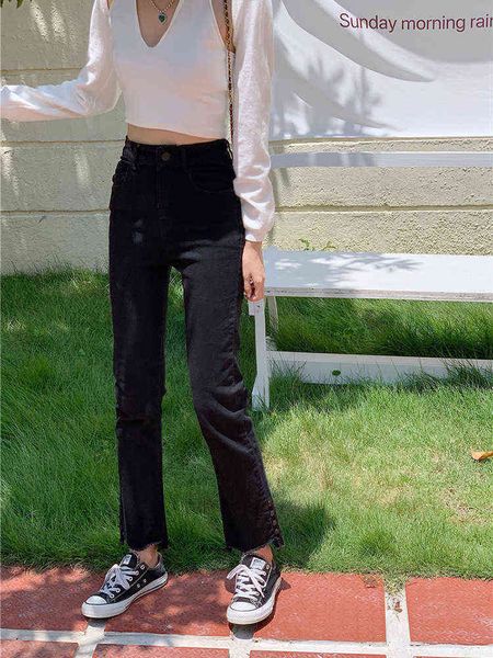 women's thin velvet jeans irregular trousers breasted large size kio 221225, Blue 
women's thin velvet jeans irregular trousers breasted large size kio 221225, Blue