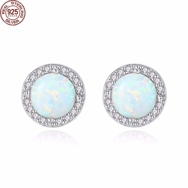 new arrival 925 sterling silver delicate stud earrings for women brightly tiny cz wraped round opal engagement jewelry gifts, Golden;silver
new arrival 925 sterling silver delicate stud earrings for women brightly tiny cz wraped round opal engagement jewelry gifts, Golden;silver