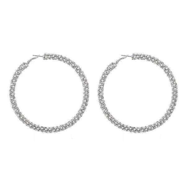 earrings new rhinestone big hoop earrings women dinner fashion statement jewelry accessories 220808, Silver
earrings new rhinestone big hoop earrings women dinner fashion statement jewelry accessories 220808, Silver