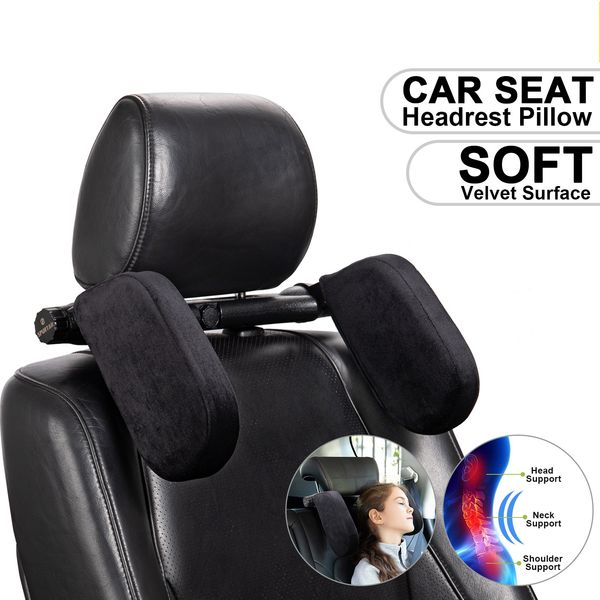 soft velvet pu leather car seat headrest pillow head neck support travel sleeping headrest cushion for kids child adult
soft velvet pu leather car seat headrest pillow head neck support travel sleeping headrest cushion for kids child adult