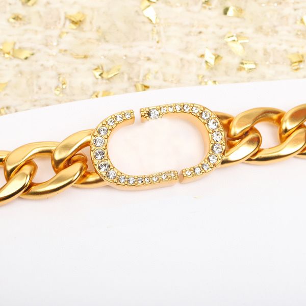 2022 charm pendant necklace and bracelet with diamond in 18k gold plated for women wedding jewelry gift have box stamp ps4238a, Golden
2022 charm pendant necklace and bracelet with diamond in 18k gold plated for women wedding jewelry gift have box stamp ps4238a, Golden