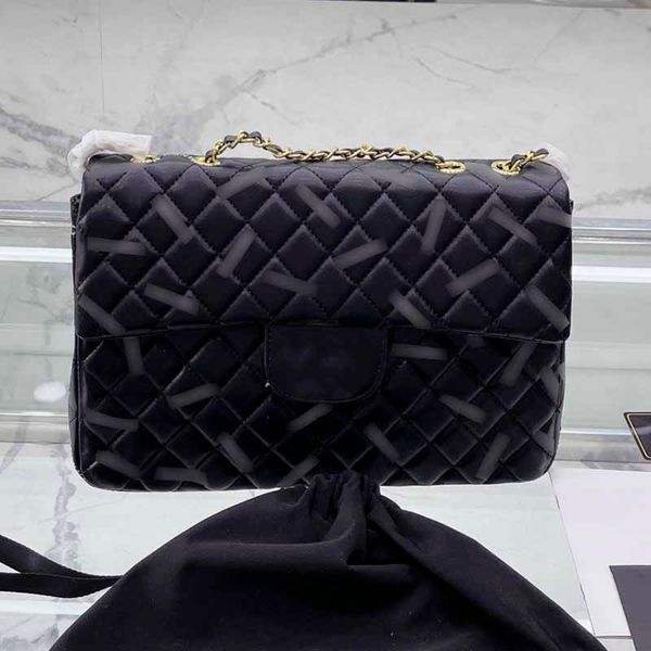 30/32/35cm women crossbody designer bags letter black genuine leather classic handbags flap golden metal chains handbag diamond quilting sho
30/32/35cm women crossbody designer bags letter black genuine leather classic handbags flap golden metal chains handbag diamond quilting sho