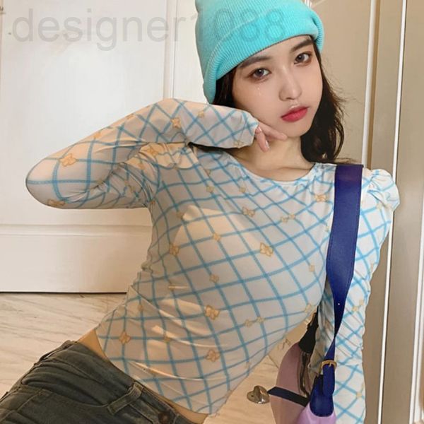 women's t-shirt designer 2021 new early autumn thin style niche design sense knitted net red bottomed shirt lattice pattern t-shirt wom, White
women's t-shirt designer 2021 new early autumn thin style niche design sense knitted net red bottomed shirt lattice pattern t-shirt wom, White