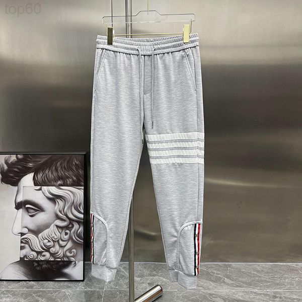 men's pants designer tb men's casual pants 2022 summer new fashion brand versatile classic four bar three color ribbon small strai, Black
men's pants designer tb men's casual pants 2022 summer new fashion brand versatile classic four bar three color ribbon small strai, Black