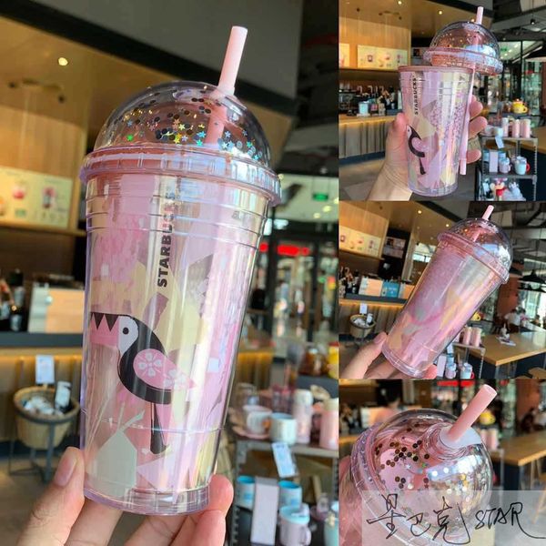 starbucks tanabata valentine's day gift pink beaked bird sequins girl's straw accompanying cup water cup
starbucks tanabata valentine's day gift pink beaked bird sequins girl's straw accompanying cup water cup