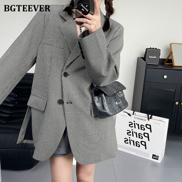 spring loose single-breasted plaid women blazer jackets vintage notched collar long sleeve female suit coats 2022, White;black
spring loose single-breasted plaid women blazer jackets vintage notched collar long sleeve female suit coats 2022, White;black