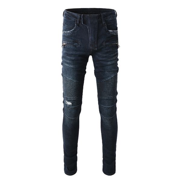 2022 new fashion skinny mens jeans straight slim elastic jean men casual biker male stretch denim trouser classic pants jeans size 28-40 109, Blue
2022 new fashion skinny mens jeans straight slim elastic jean men casual biker male stretch denim trouser classic pants jeans size 28-40 109, Blue