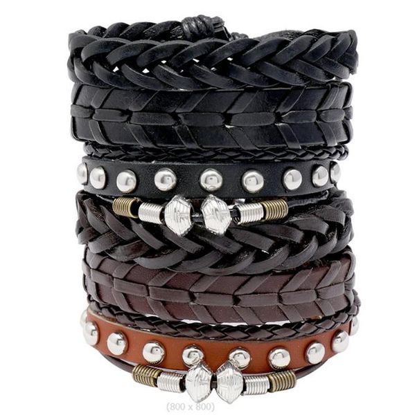 cowhide bracelet beaded strands hip hop combination suit rivet nut bead bracelet 6styles/1set, Black
cowhide bracelet beaded strands hip hop combination suit rivet nut bead bracelet 6styles/1set, Black