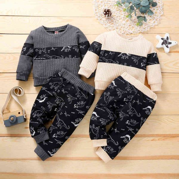 citgeett autumn kids boys spring tracksuit stitching dinosaur print o-neck long sleeves sweater shirt and pants clothing set j220711, White
citgeett autumn kids boys spring tracksuit stitching dinosaur print o-neck long sleeves sweater shirt and pants clothing set j220711, White