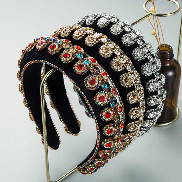 heming hair hoop baroque style korean color head hoop sponge full diamond crystal korean hair accessories, Silver
heming hair hoop baroque style korean color head hoop sponge full diamond crystal korean hair accessories, Silver
