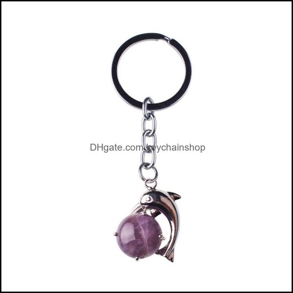 key rings jewelry 10 pcs sierl plated chain lovely dolphin amethyst stone for gift green aventurine animal jewelr drop delivery dh8st, Slivery;golden
key rings jewelry 10 pcs sierl plated chain lovely dolphin amethyst stone for gift green aventurine animal jewelr drop delivery dh8st, Slivery;golden