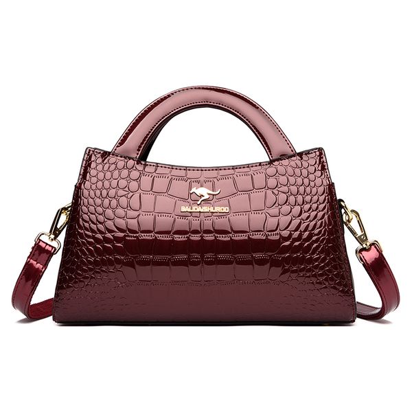 women luxury pantent leather messenger bags crocodile female crossbody shoulder hand bags ladies tote handbags
women luxury pantent leather messenger bags crocodile female crossbody shoulder hand bags ladies tote handbags