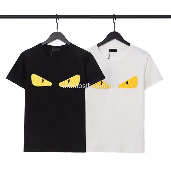 men's t-shirts little monster devil eyes leather short sleeved t-shirt men's summer light luxury european half shirt fashion brand, White;black
men's t-shirts little monster devil eyes leather short sleeved t-shirt men's summer light luxury european half shirt fashion brand, White;black