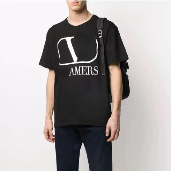 italian designer t-shirts vt round neck short-sleeved tshirt classic big v print men's and women's loose shirt high-quality summer, White;black
italian designer t-shirts vt round neck short-sleeved tshirt classic big v print men's and women's loose shirt high-quality summer, White;black