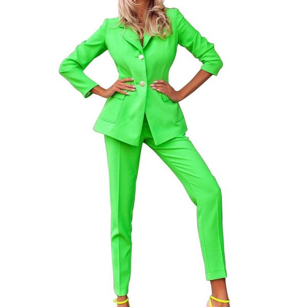 women's two piece pants bambooboy elegant fashion chic notched blazer jacket pant fitted work office business suit set zl1698, White
women's two piece pants bambooboy elegant fashion chic notched blazer jacket pant fitted work office business suit set zl1698, White