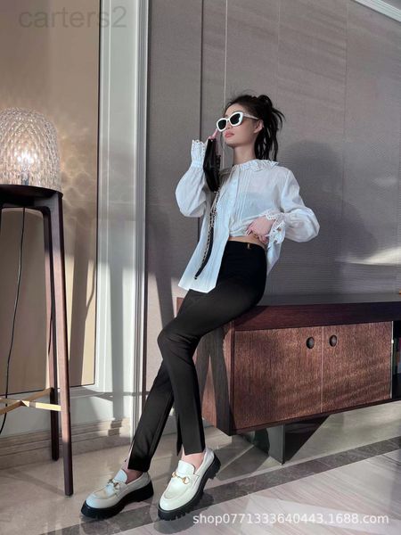 casual dresses designer chaopai 22 spring and autumn pants black leg length, foot opening fashion, split design, slight pull, slim elastic p, Black;gray
casual dresses designer chaopai 22 spring and autumn pants black leg length, foot opening fashion, split design, slight pull, slim elastic p, Black;gray