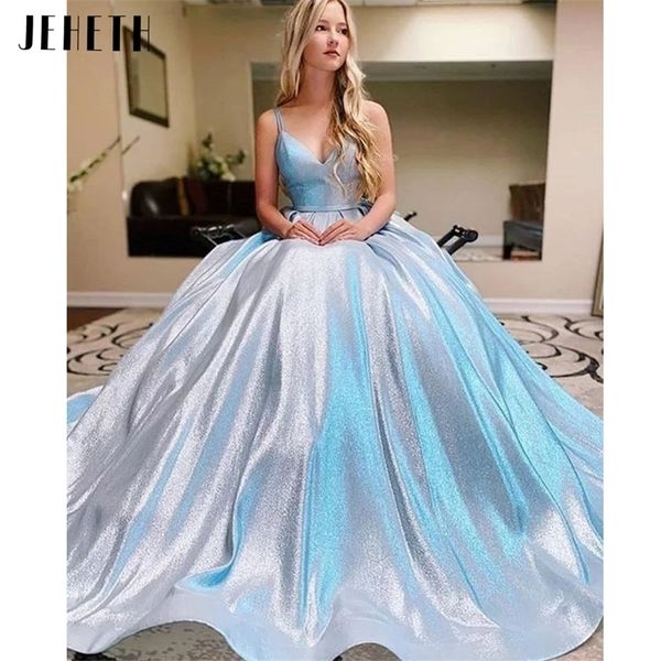 jeheth elegant shiny evening dresses spaghetti strap vneck prom party gowns sleeveless floor length zipper back 220627, White;black
jeheth elegant shiny evening dresses spaghetti strap vneck prom party gowns sleeveless floor length zipper back 220627, White;black