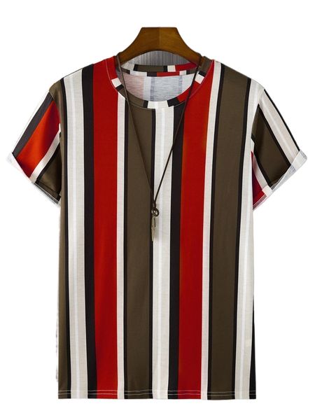 men random striped print tee f0nd#, White;black
men random striped print tee f0nd#, White;black