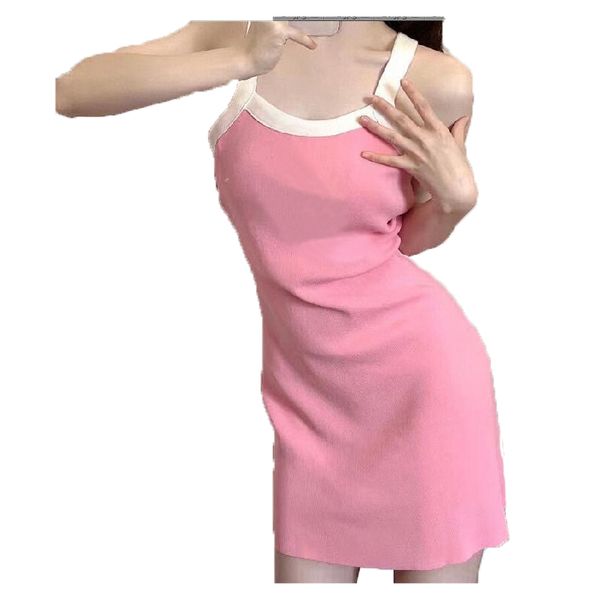 2022ss fashiona womens dresses tight knit wool underwear vest high elastic dress spring summer fashionable girl suspender skirt club dresse, White;black
2022ss fashiona womens dresses tight knit wool underwear vest high elastic dress spring summer fashionable girl suspender skirt club dresse, White;black