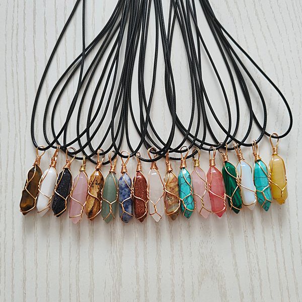 reiki healing jewelry natural stone pendant wire wrap hexagonal bullet amethyst quartz crystal necklace pendulum chakra pendulo, Silver
reiki healing jewelry natural stone pendant wire wrap hexagonal bullet amethyst quartz crystal necklace pendulum chakra pendulo, Silver