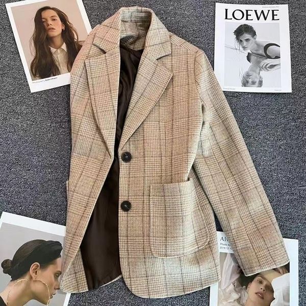 t613 womens suits & blazers tide brand high-quality retro fashion designer temperament fashion wool series suit jacket slim plus size women&, White;black
t613 womens suits & blazers tide brand high-quality retro fashion designer temperament fashion wool series suit jacket slim plus size women&, White;black