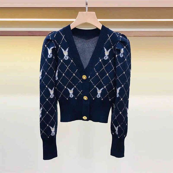 women's sweaters j's sweet lady v-neck single breasted rabbit head rhombic wool knitted coat 125 in autumn and winte, White;black
women's sweaters j's sweet lady v-neck single breasted rabbit head rhombic wool knitted coat 125 in autumn and winte, White;black